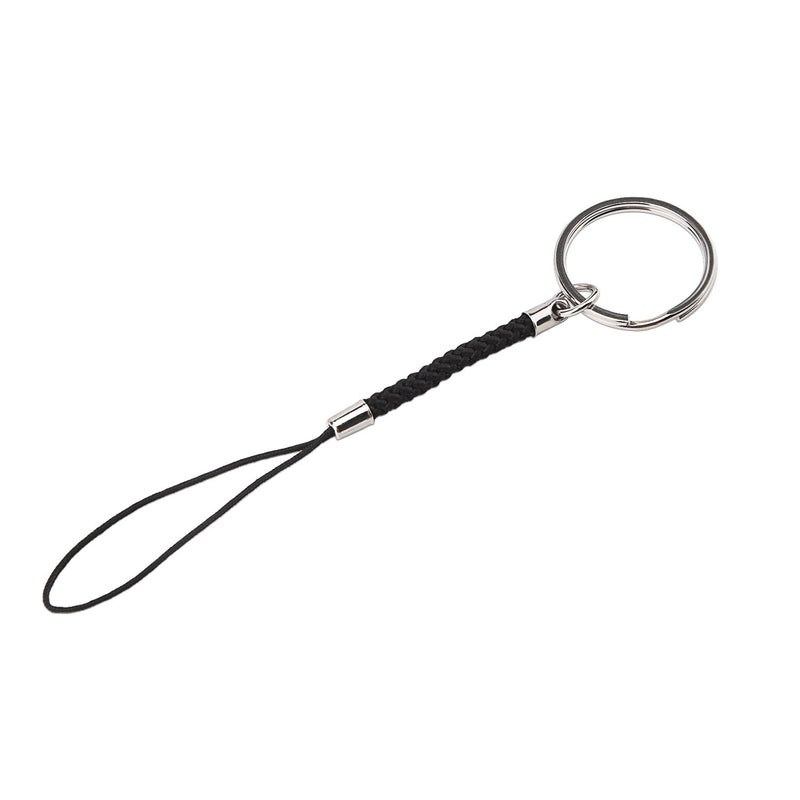 Sunmns Split Key Chain Rings with Lanyards Rope for USB Flash Drive, MP3, MP4, Key Finder and ID Card Badge, 30 Pack - Image 2